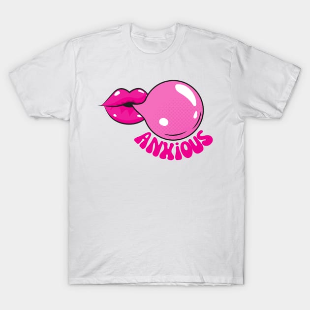 Anxious Lips T-Shirt by codycsexton